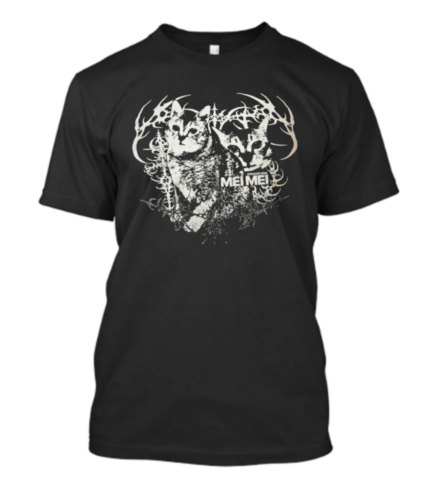 Cat Mei Mei Antler Heart T-Shirt