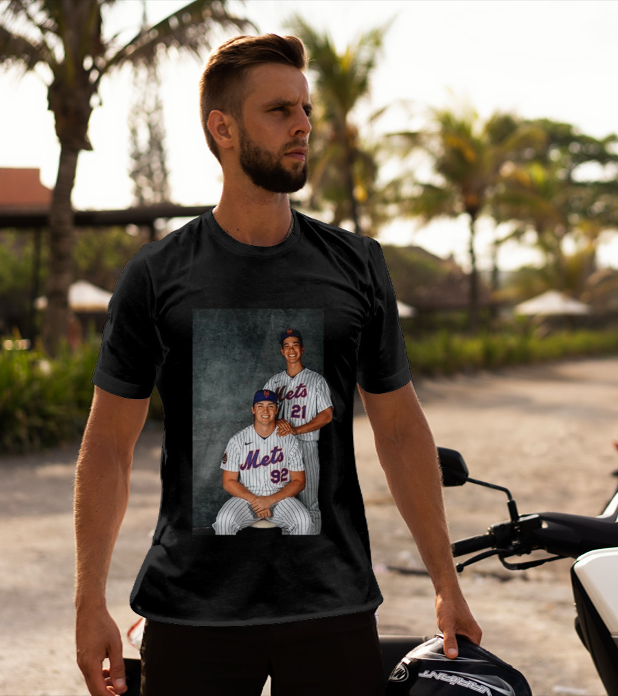 New York Mets Jonathan Pintaro Jonah Tong Step Brother Team Players T-Shirt