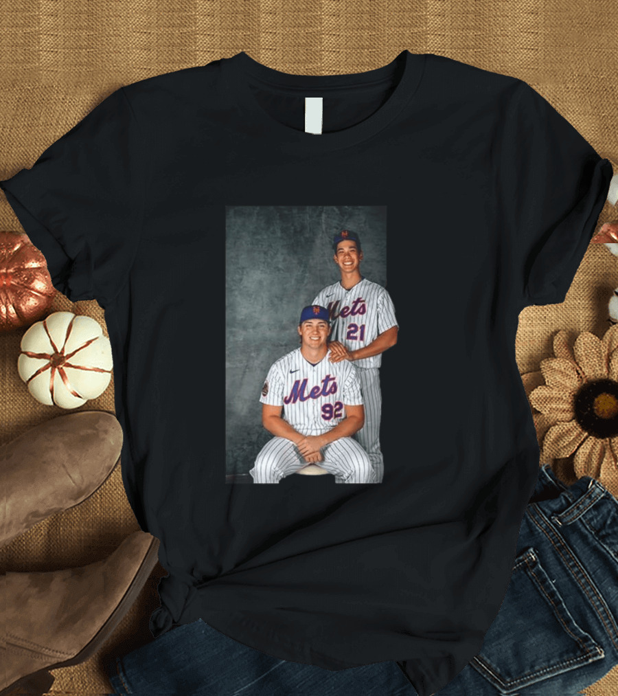 New York Mets Jonathan Pintaro Jonah Tong Step Brother Team Players T-Shirt