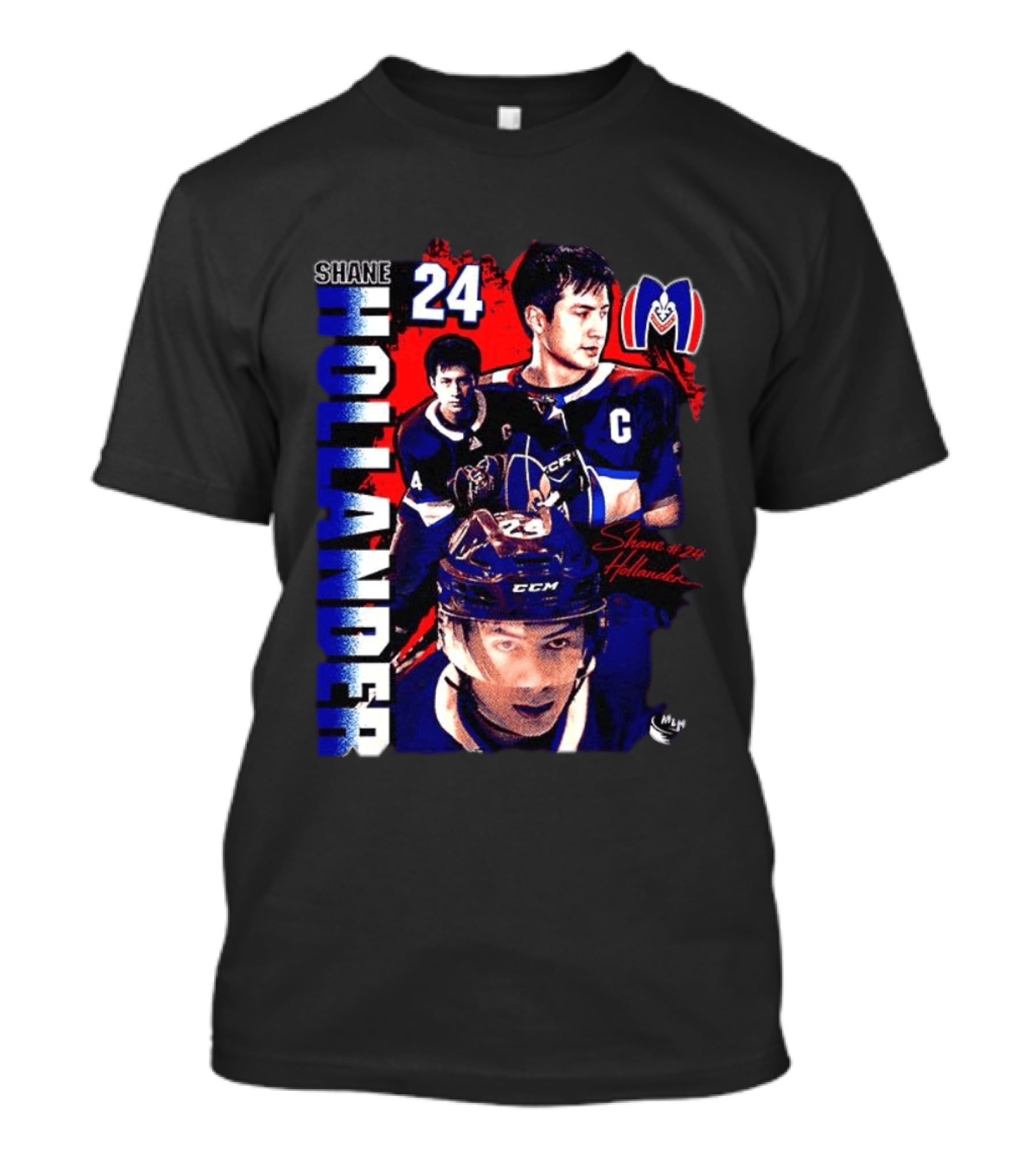 Shane Hollander 24 MLH Hockey Heated Rivalry Romantic T-Shirt
