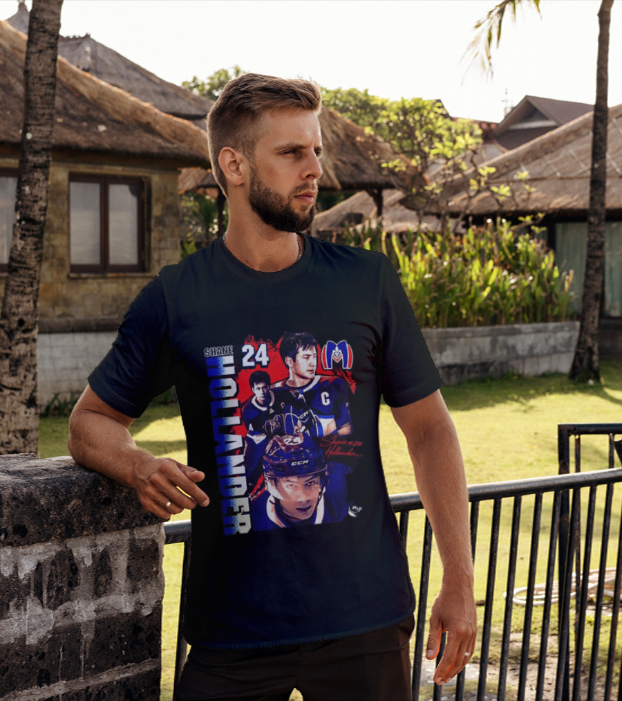 Shane Hollander 24 MLH Hockey Heated Rivalry Romantic T-Shirt