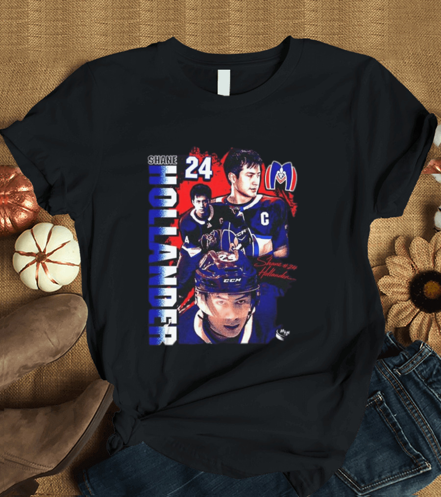 Shane Hollander 24 MLH Hockey Heated Rivalry Romantic T-Shirt