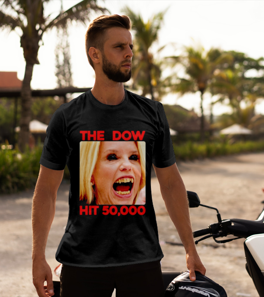 The Dow Hit 50000 Teeth Blonde Woman T-Shirt