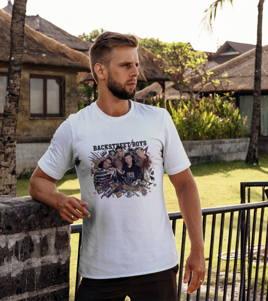 Backstreet Boys Larger Than Life 90s Style Music T-Shirt