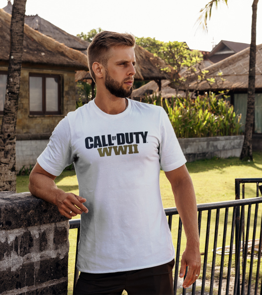 Call Of Duty WWII Gaming Merchandise Iconic Title T-Shirt
