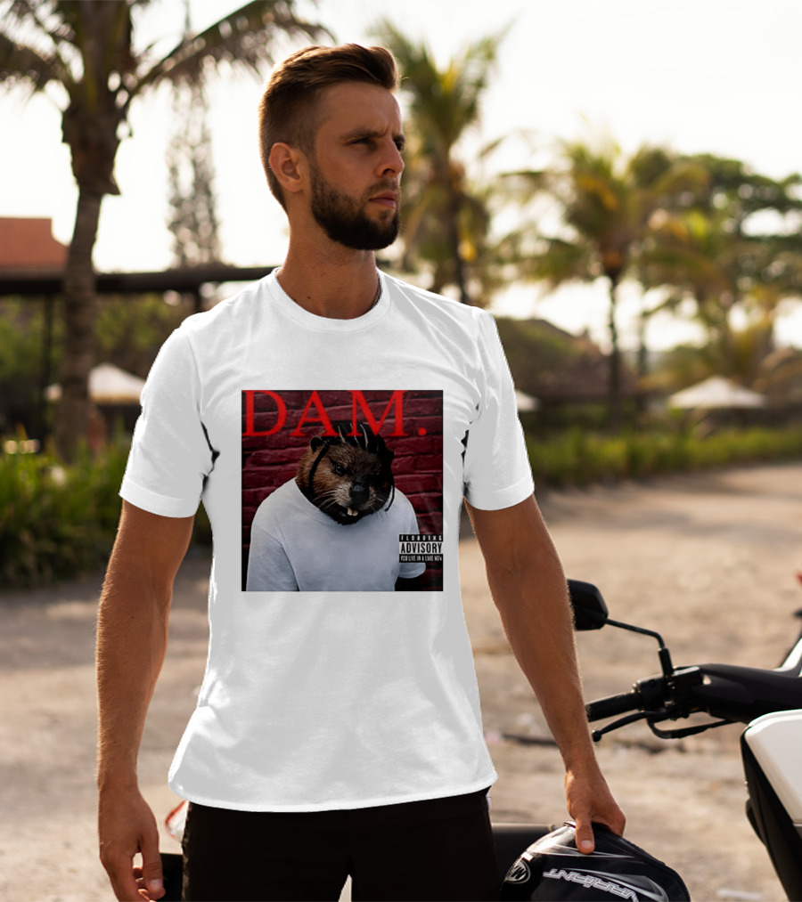 DAM Beavrick Logmar Flooding You Live In A Lake New T-Shirt