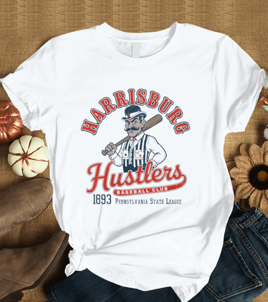 Harrisburg Hustlers Baseball 1893 Pennsylvania State League T-Shirt