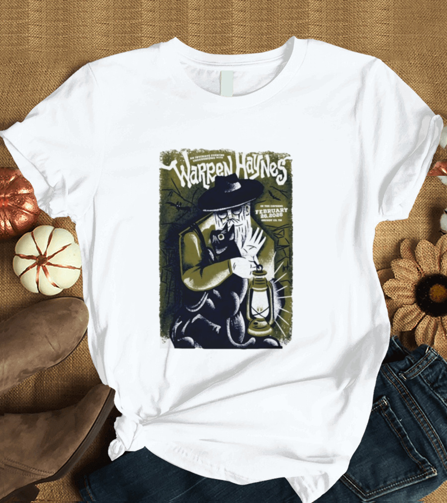 Warren Haynes An Intimate Evening February 26 2026 Grundy County TN Lantern T-Shirt