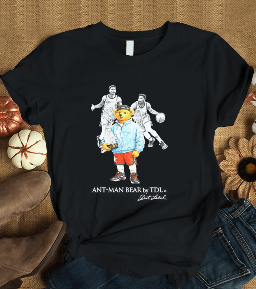Anthony Edwards Minnesota Timberwolves Bear Trophy USA Basketball T-Shirt