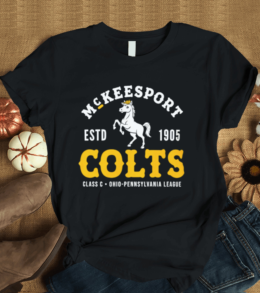 McKeesport Colts ESTD 1905 Class C Ohio Pennsylvania League T-Shirt