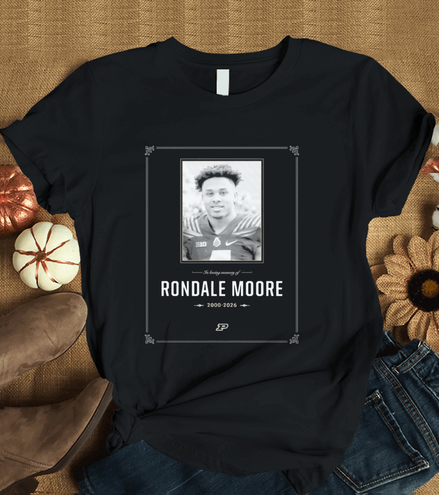 Rondale Moore Memorial 2000 2026 Purdue Football T-Shirt
