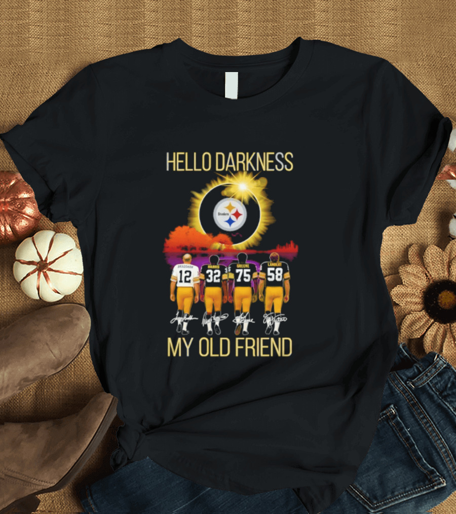 Pittsburgh Steelers Players Hello Darkness My Old Friend T-Shirt