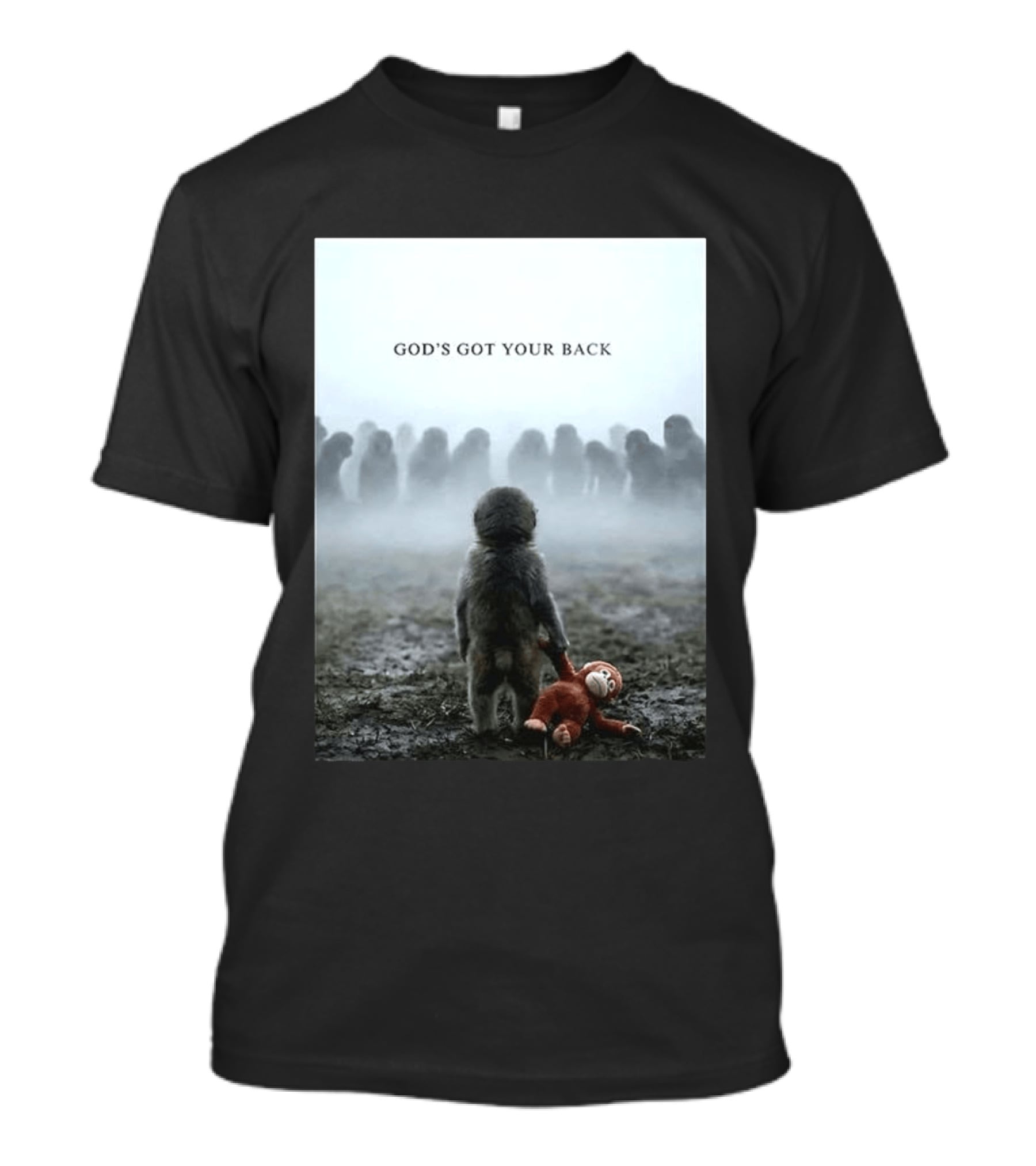 God's Got Your Back Monkey At Dawn T-Shirt