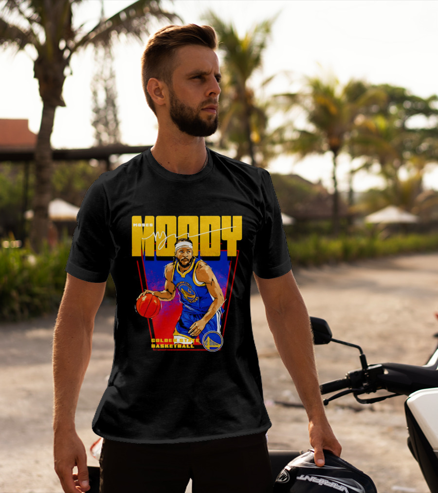 Moses Moody Golden State Warriors Basketball T-Shirt