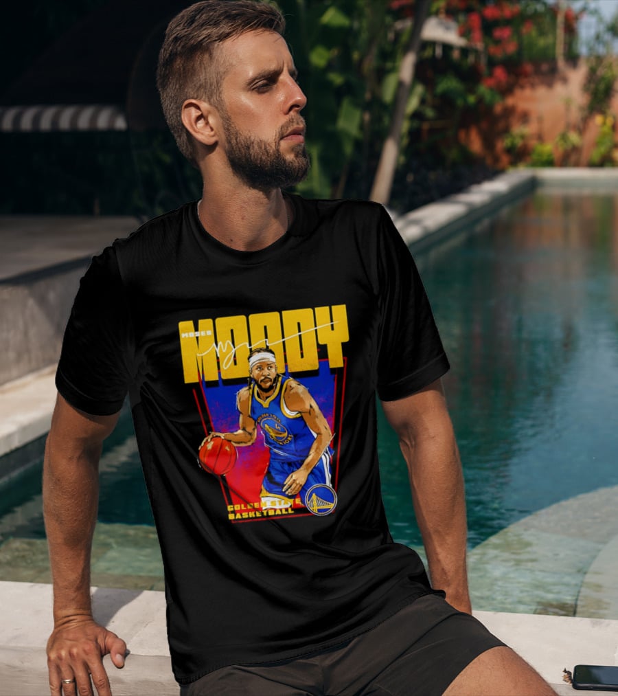 Moses Moody Golden State Warriors Basketball T-Shirt
