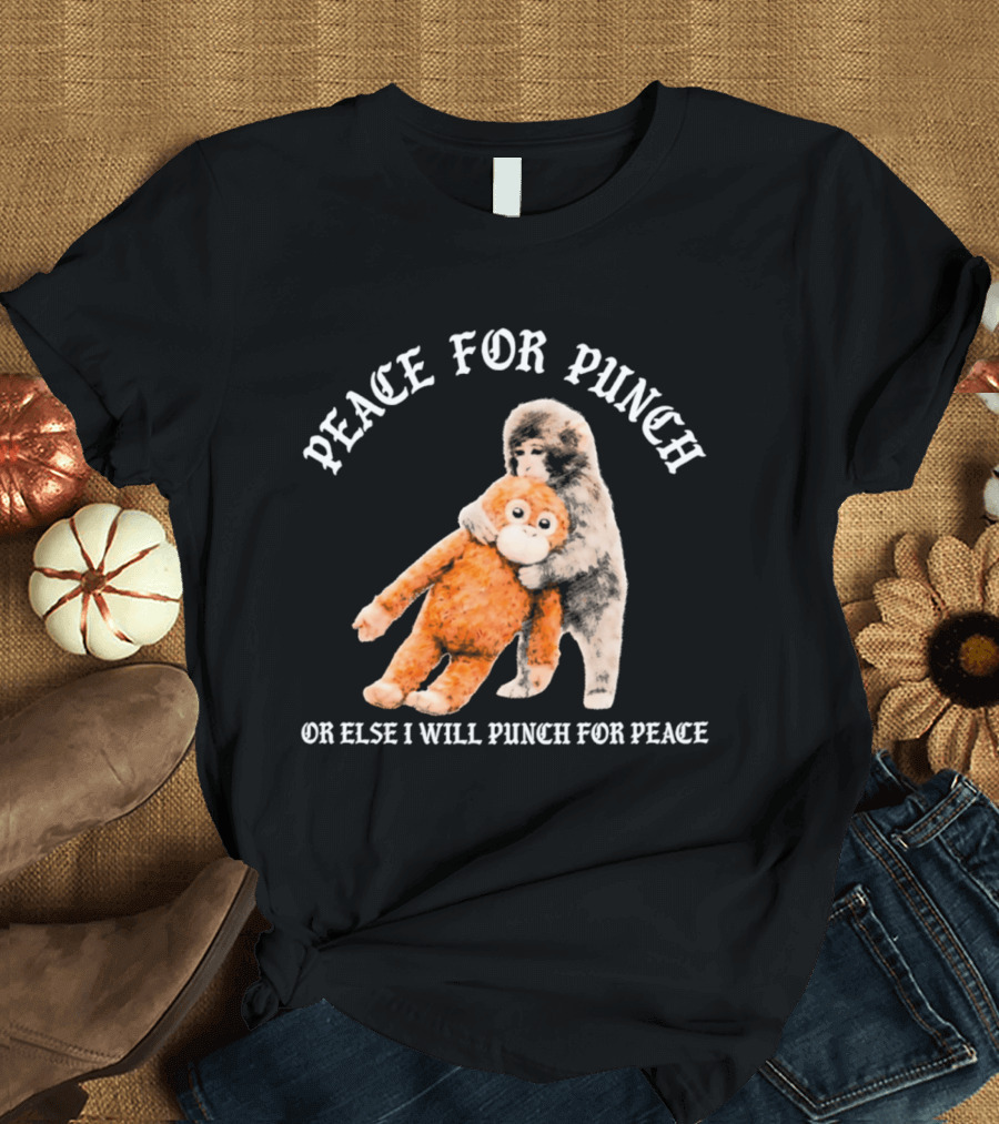 Peace For Punch Or Else I Will Punch For Peace Orangutan T-Shirt