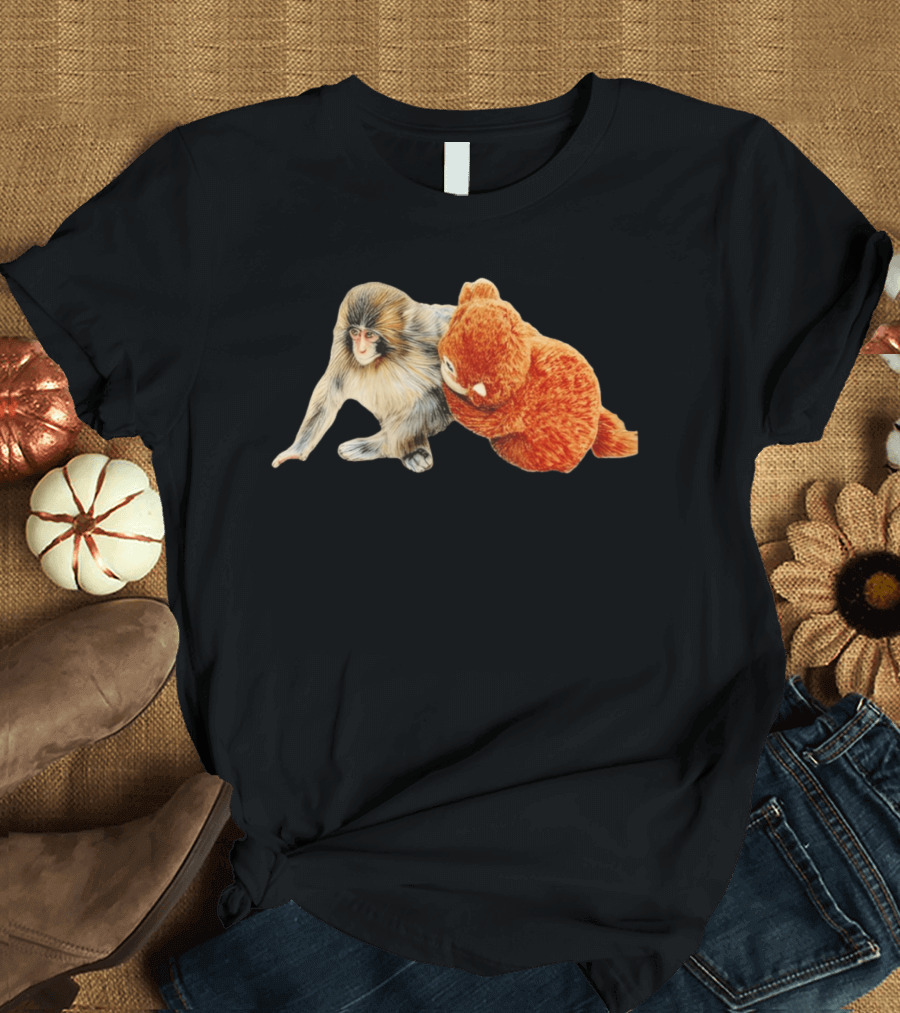 Lonely Punch Baby Monkey Duo T-Shirt