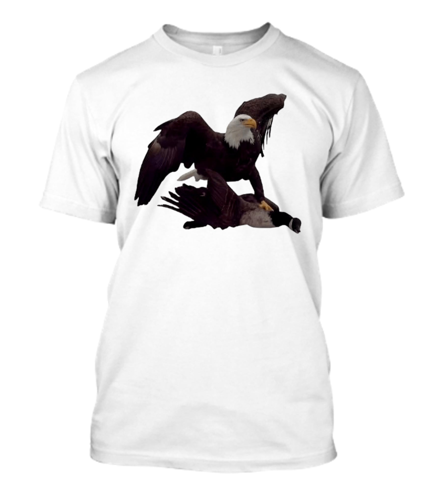 Bald Eagle Vs Goose Dominance Meme T-Shirt