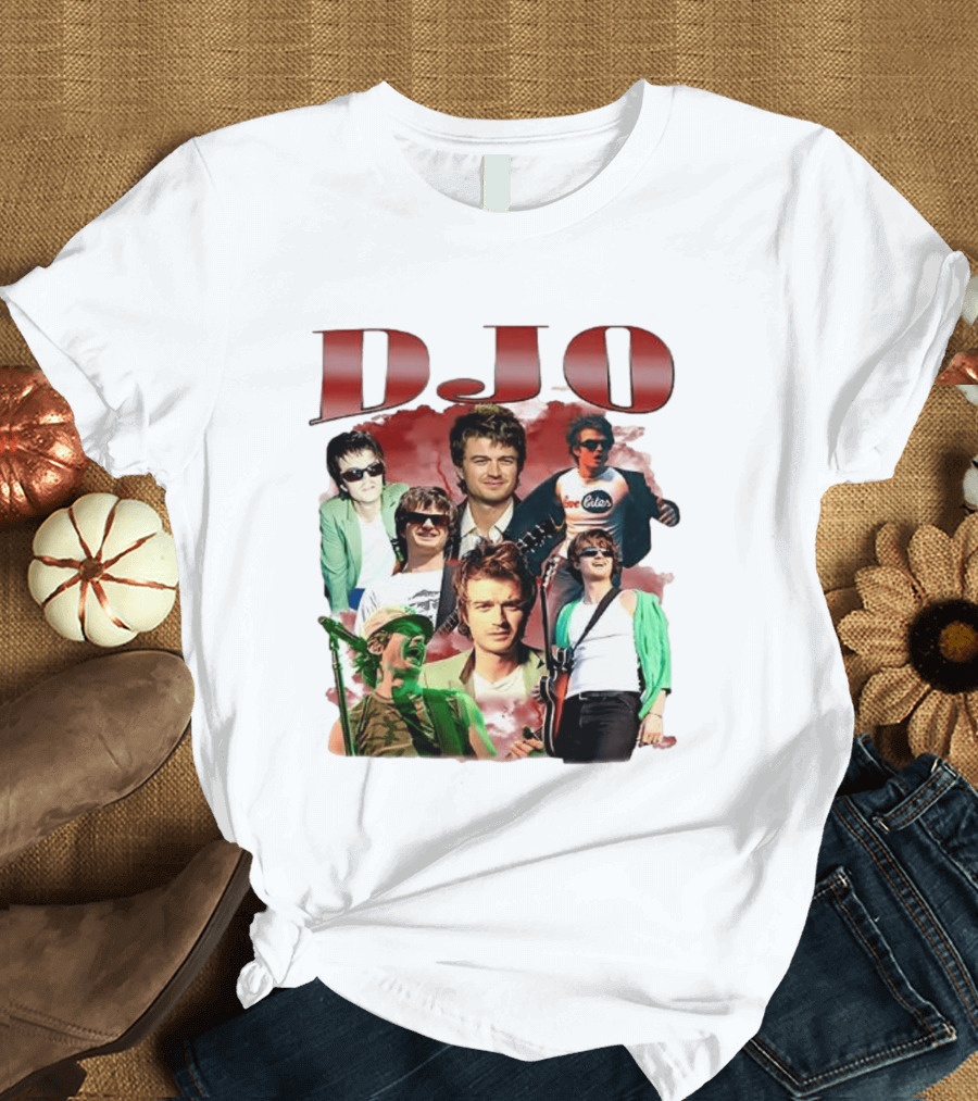 DJO Bootleg Vintage Retro Music Collage T-Shirt