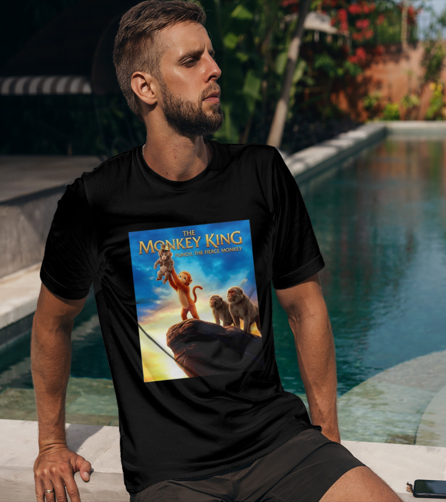 The Monkey King Punch The Fierce Monkey Epic Adventure T-Shirt