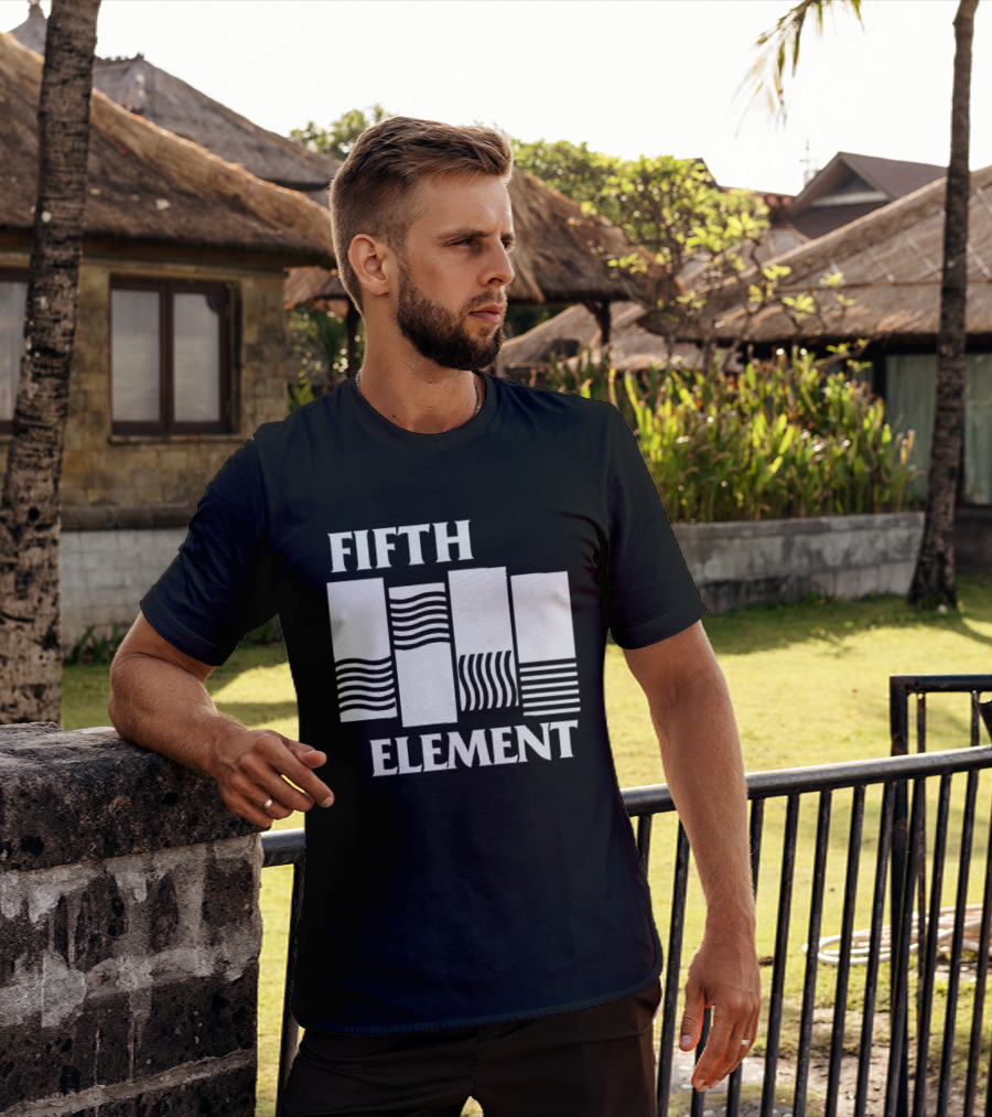 Fifth Element Wavy Flag T-Shirt
