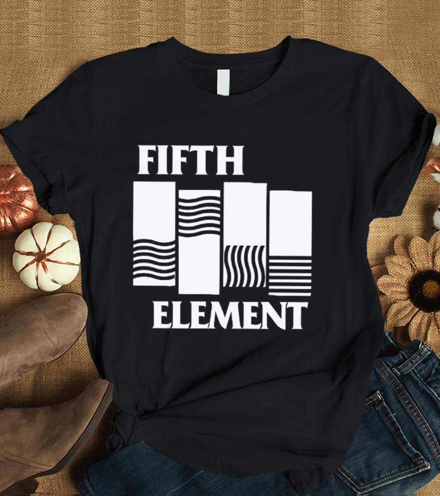 Fifth Element Wavy Flag T-Shirt