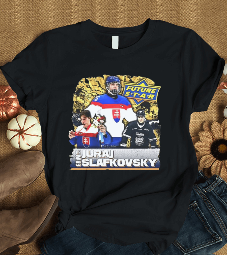 Juraj Slafkovský Future Star Hockey Slovakia Champion T-Shirt