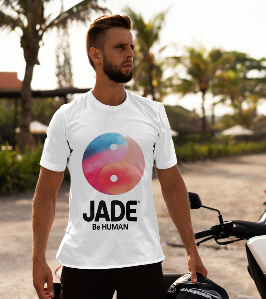Jade Be Human Yin Yang T-Shirt