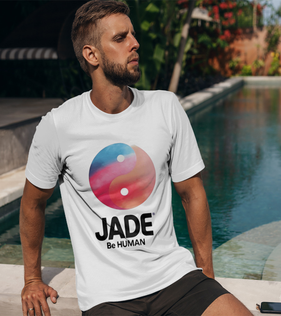 Jade Be Human Yin Yang T-Shirt