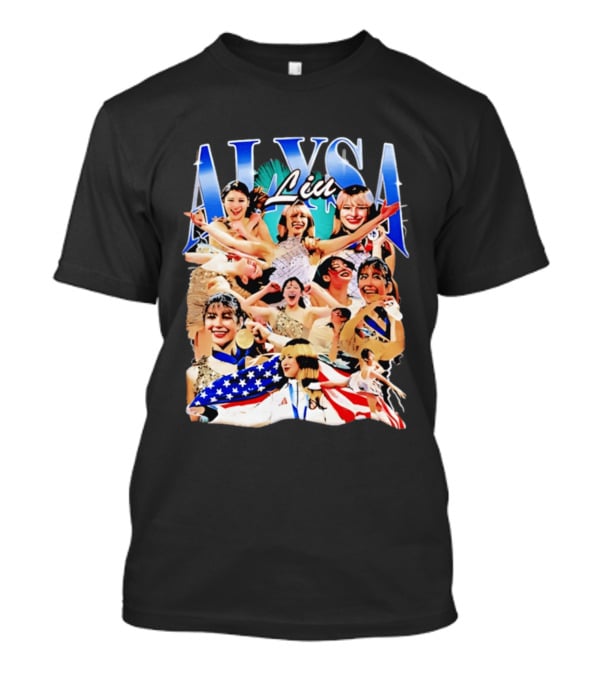 Alysa Liu Celebratory Figure Skating Moments Montage 2026 T-Shirt