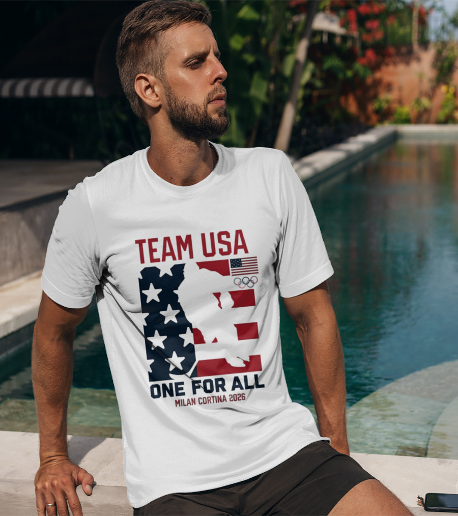 Team USA One For All Milan Cortina 2026 Winter Olympics T-Shirt