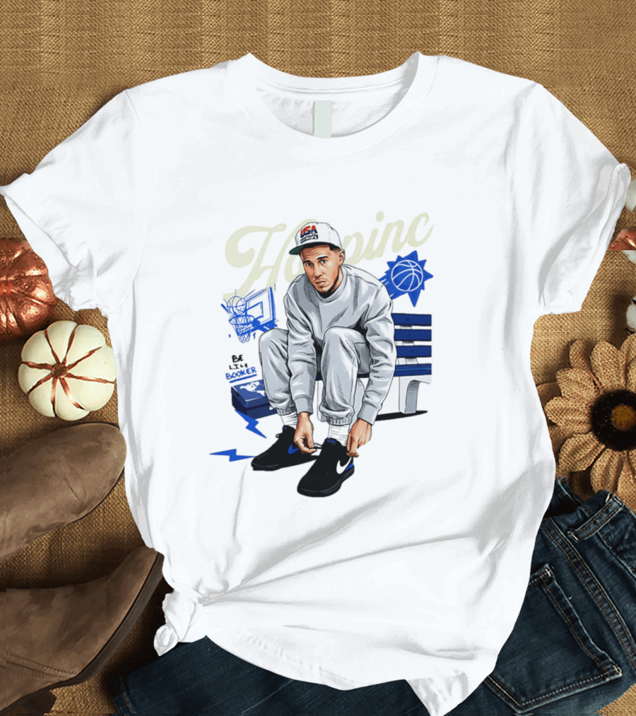 Hooping USA Basketball Player Be Like Book Bench Sneakers T-Shirt