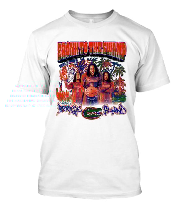 Bronx To The Swamp Boogie Fland Florida Gators Basketball T-Shirt