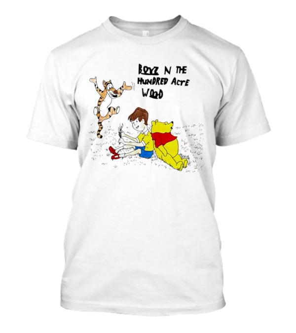 Boyz N The Hundred Acre Wood Bear The Pooh Paint Tigger Friends T-Shirt