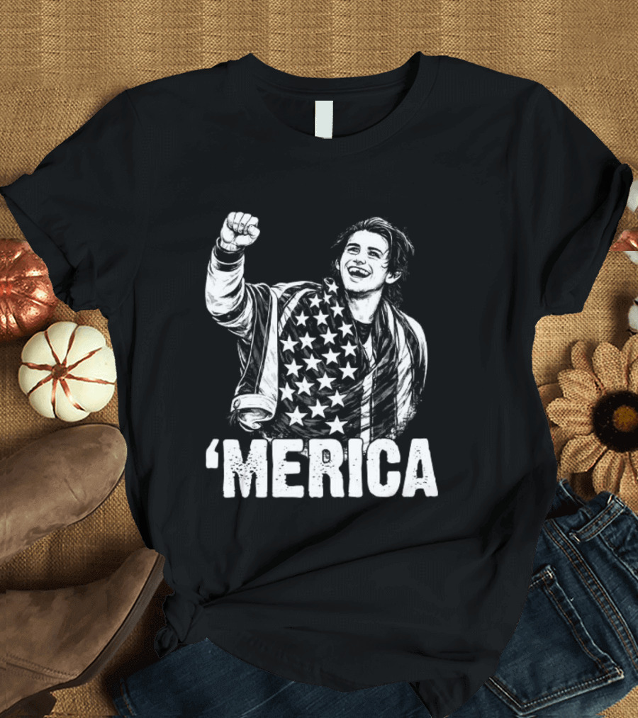 Jack Hughes Merica 2026 Olympic Gold Medal Team USA Hockey T-Shirt