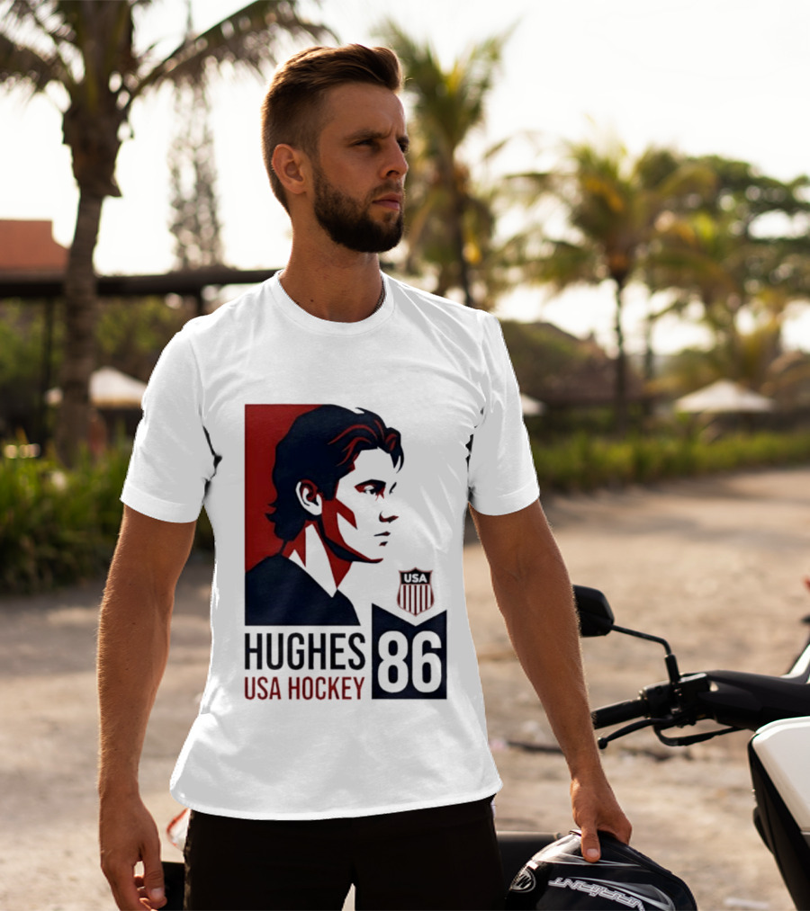 Hughes USA Hockey 86 Winter Olympic Team 2026 T-Shirt