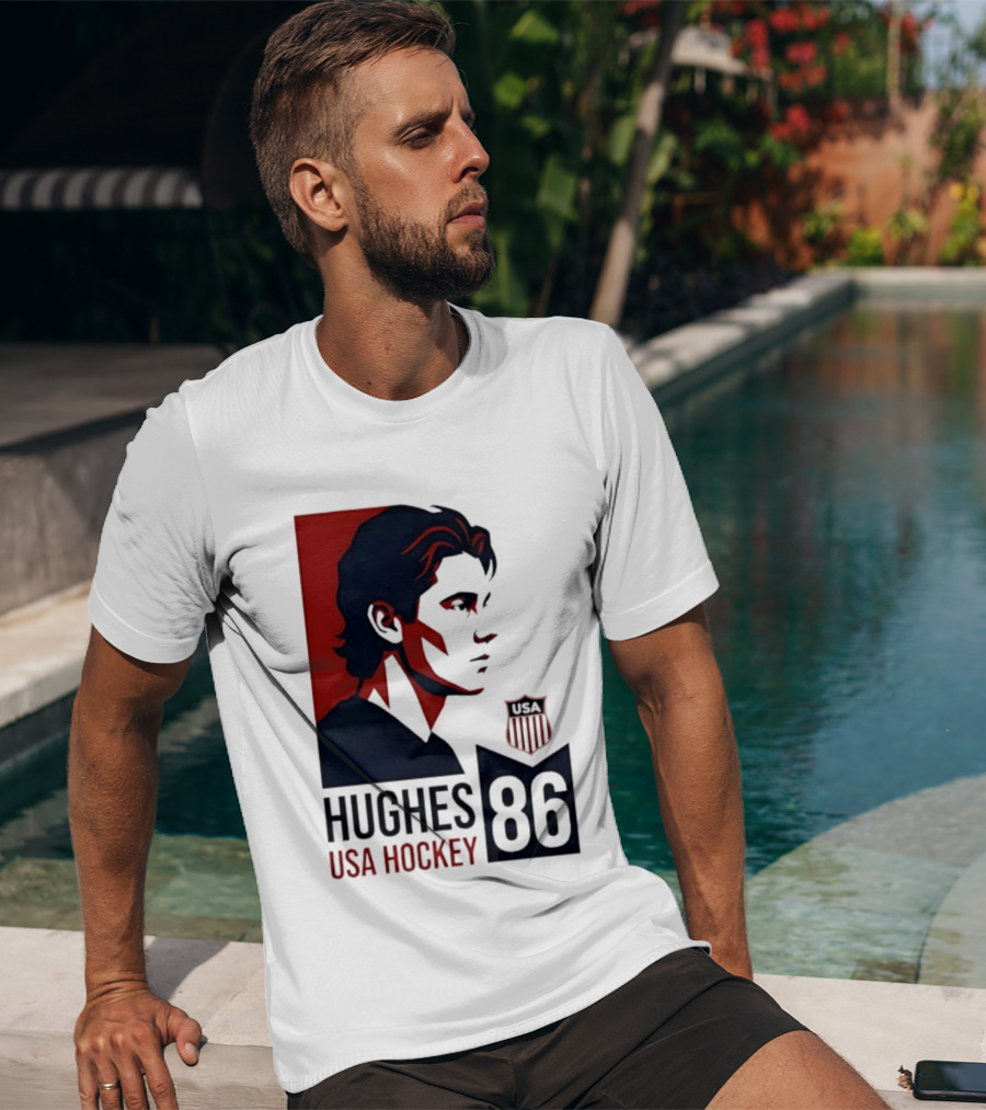 Hughes USA Hockey 86 Winter Olympic Team 2026 T-Shirt