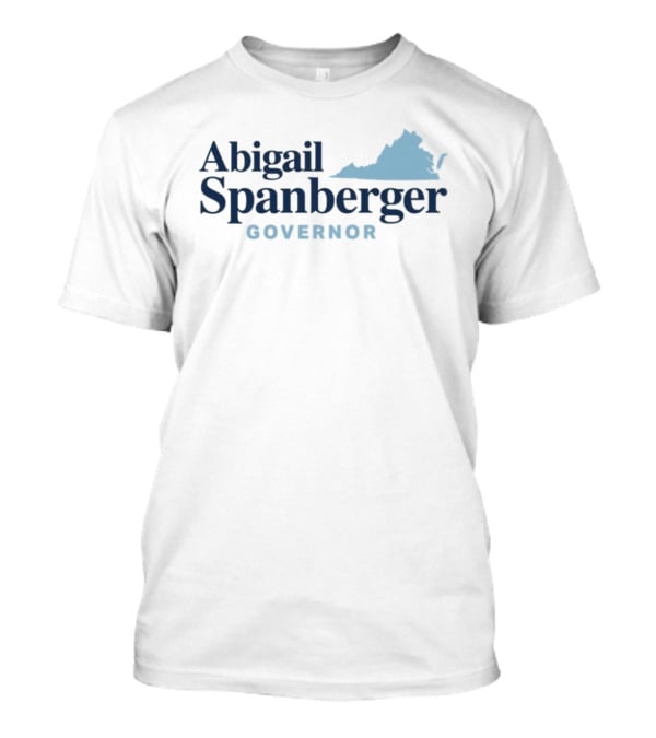 Abigail Spanberger Governor Virginia State Map T-Shirt