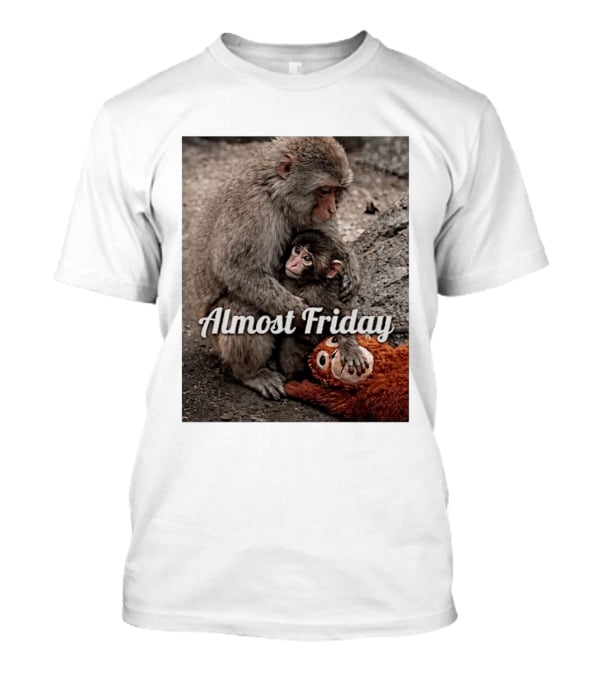 Almost Friday Punch The Monkey Hug Bodyguard T-Shirt