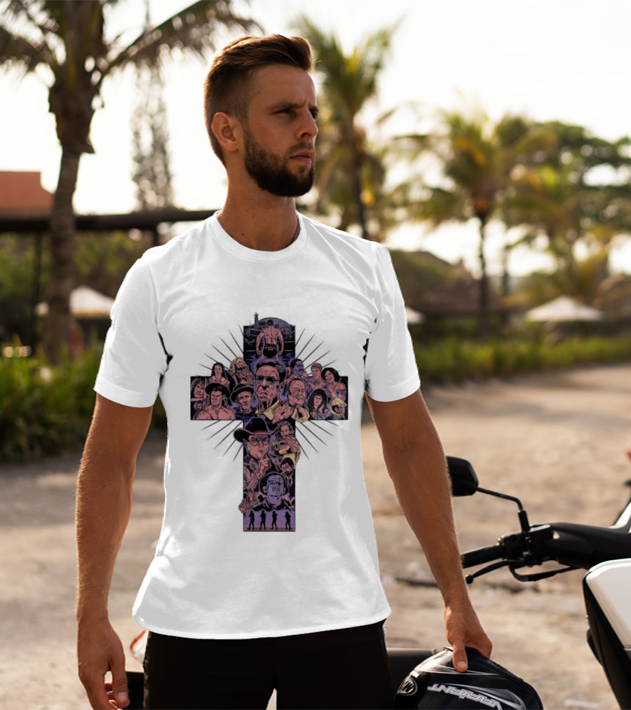 Righteous Gemstones Season 4 Cast Cross Shape T-Shirt