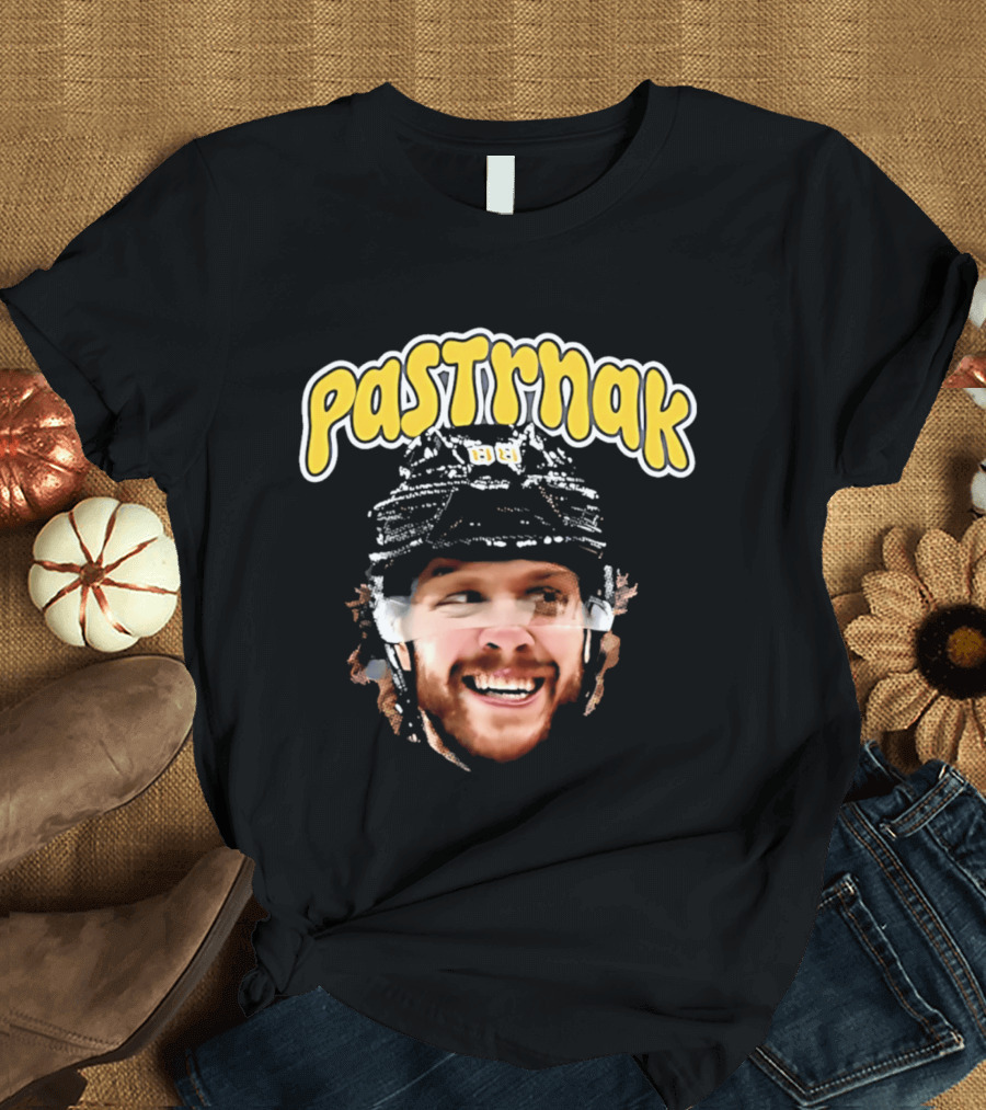 David Pastrnak Boston Bruins Big Head PASTRNAK T-Shirt