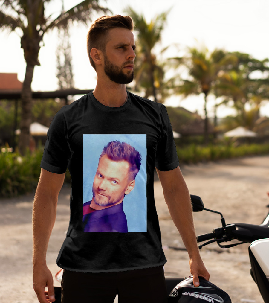 Joel McHale Blue T-Shirt