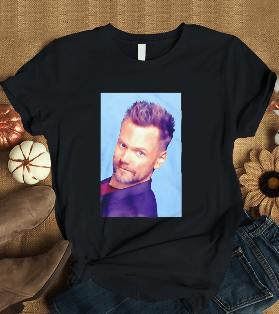 Joel McHale Blue T-Shirt