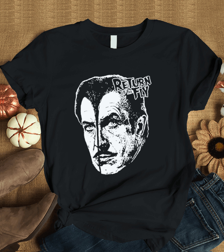 Return of the Fly Vintage Horror Face T-Shirt