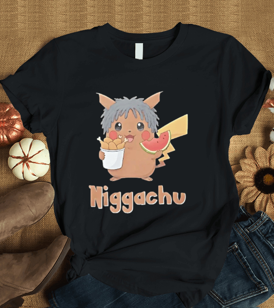 Niggachu Nigga Pikachu T-Shirt