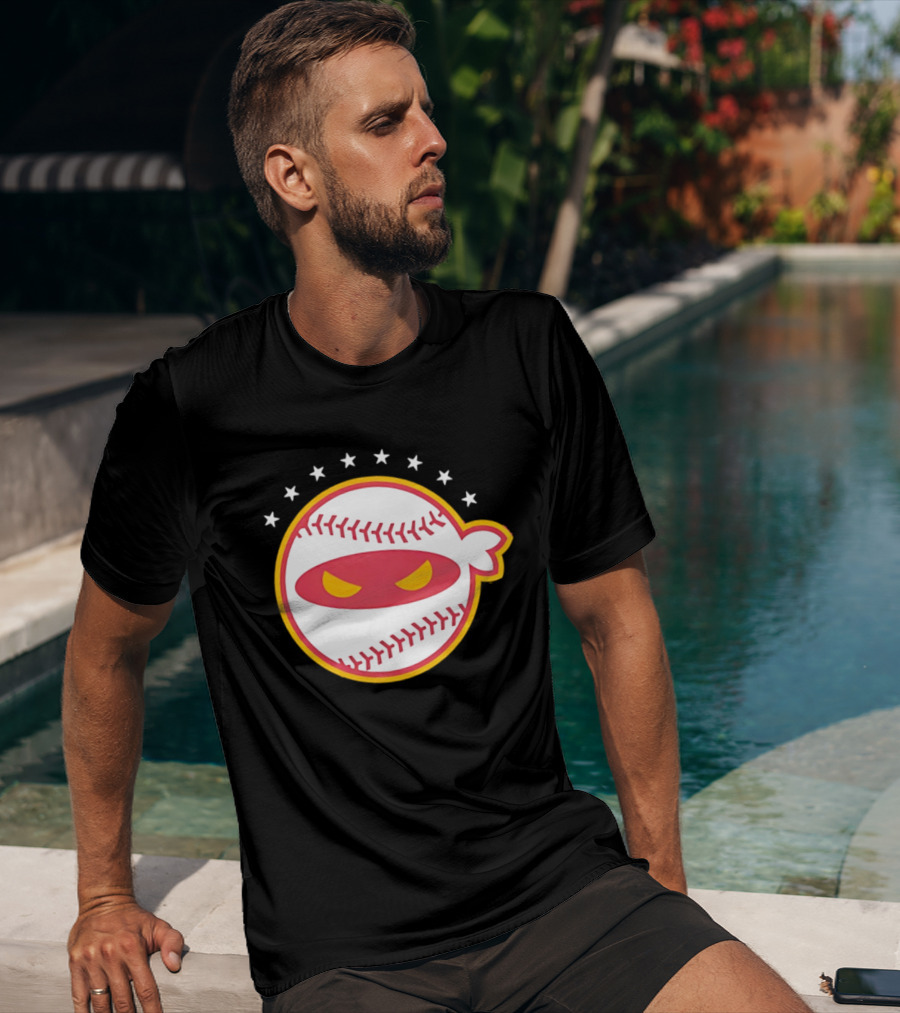 Venezuela Baseball Ninja Stars Pitching Ninja T-Shirt