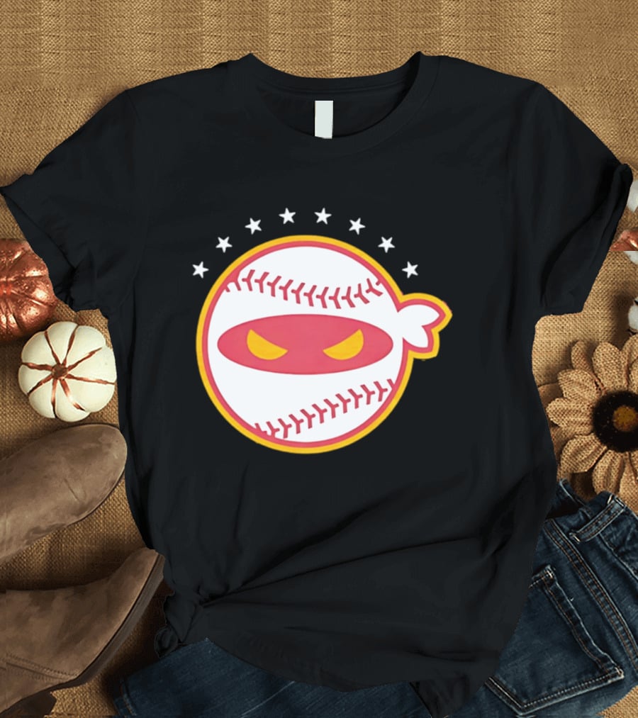 Venezuela Baseball Ninja Stars Pitching Ninja T-Shirt