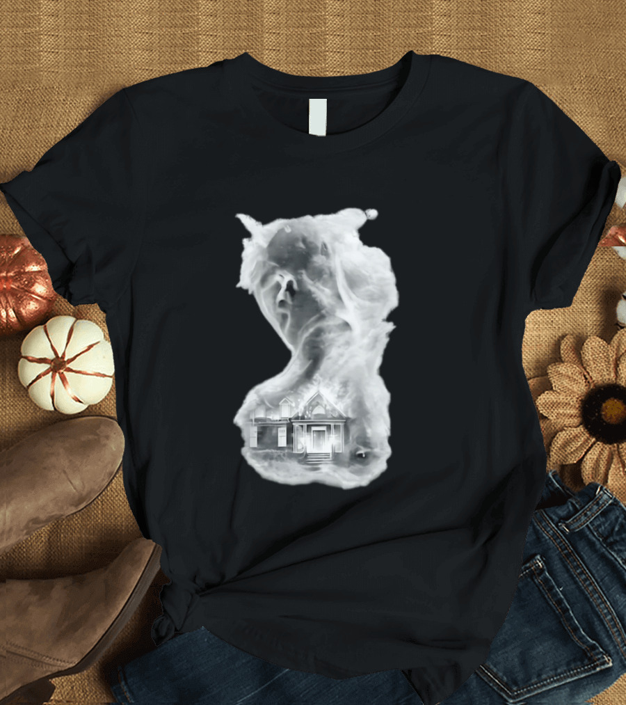 Regal Scream Haunted House Face Cloud T-Shirt
