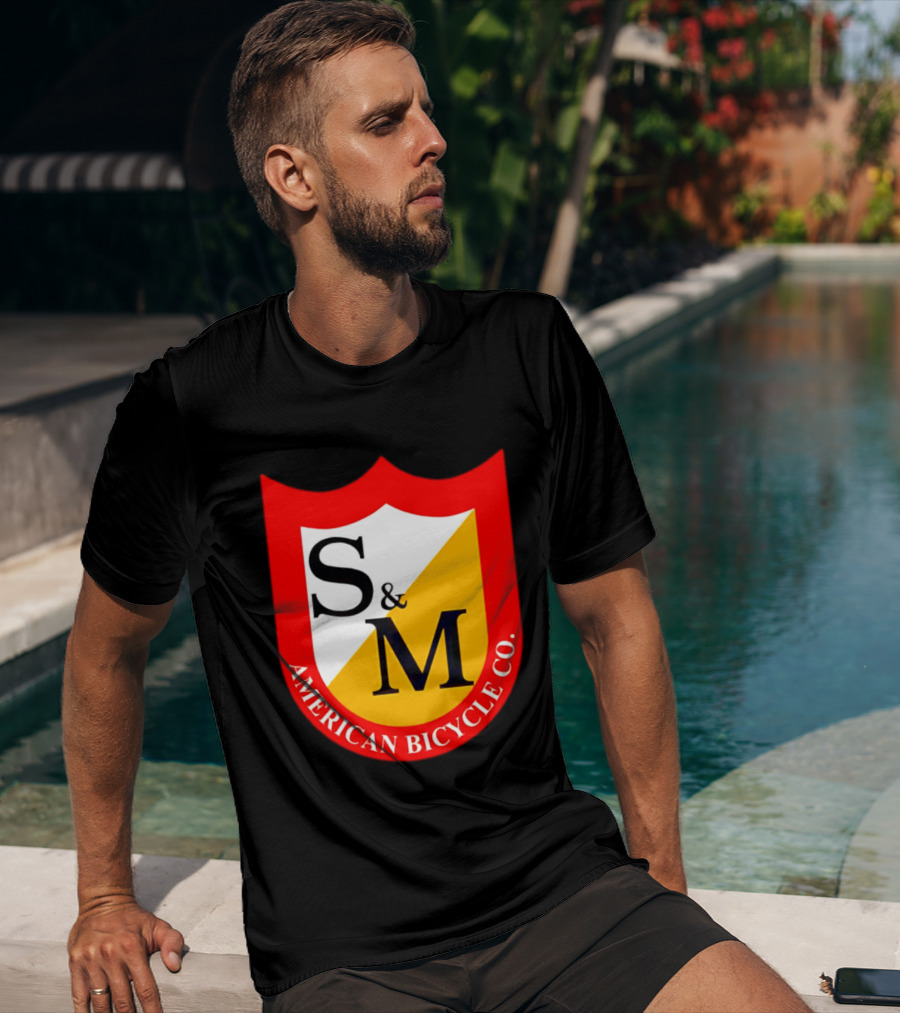 S&M American Bicycle Co Shield T-Shirt
