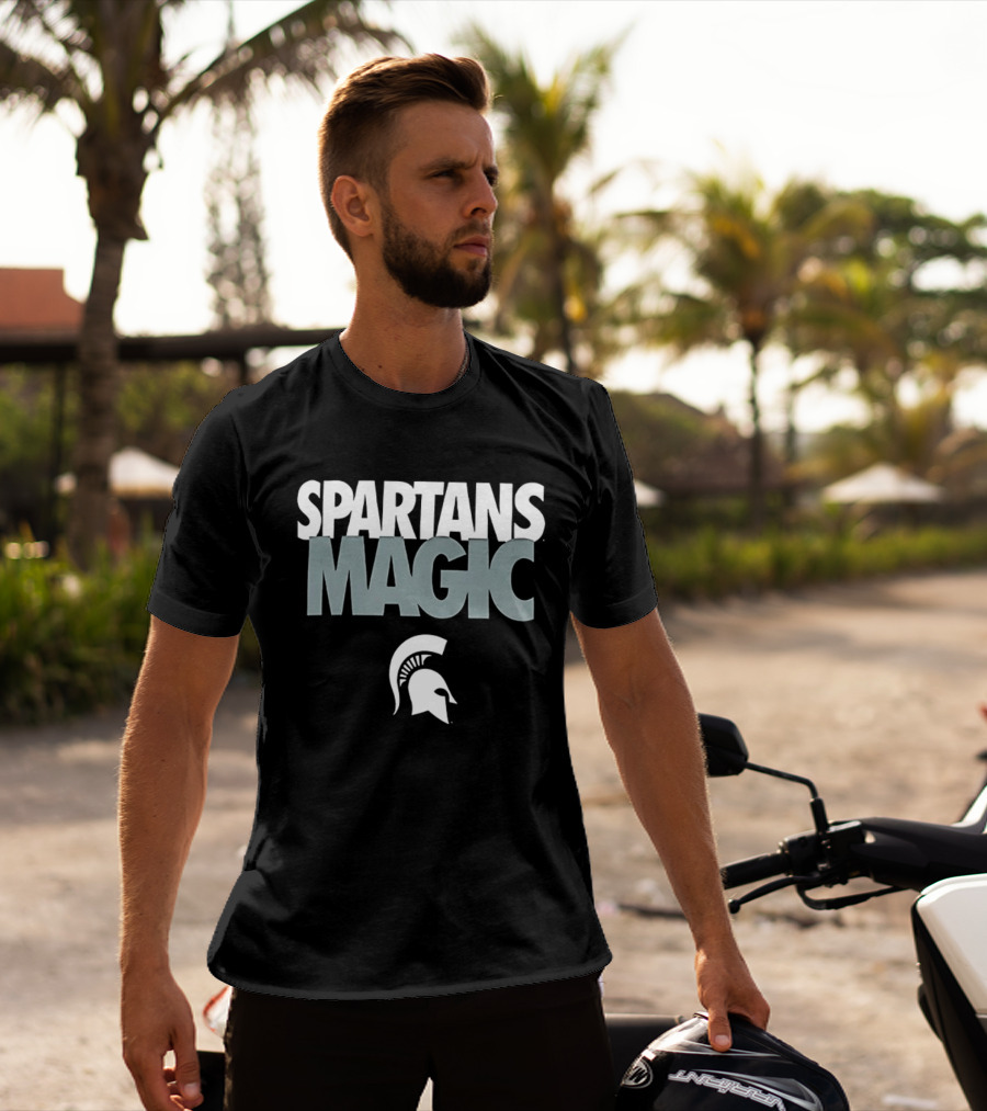 Michigan State Spartans Magic Spartan Head T-Shirt